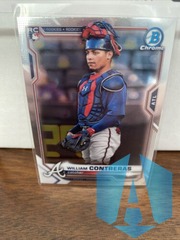 2021 Bowman Chrome Base #38 William Contreras - Atlanta Braves